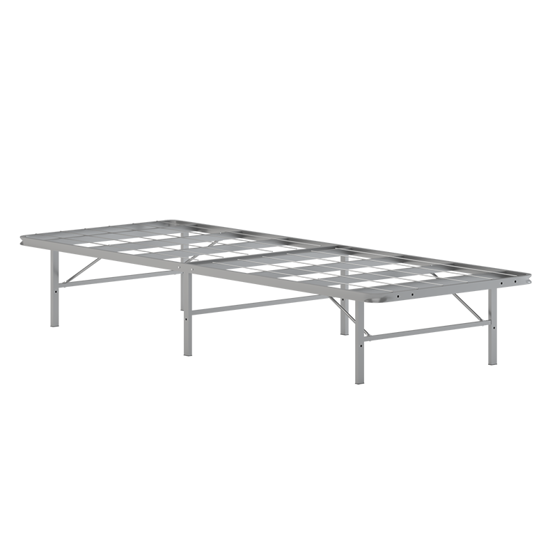 Silver Platform Bed Frame