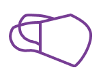 Donate Purple Face Mask